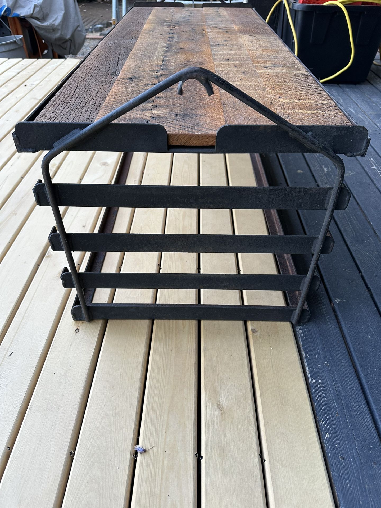 Antique Bench Coffee Table Rustic Industrial Wood