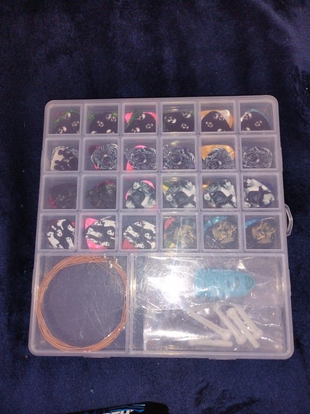 55 Guitar Picks, Guitar Strings And More