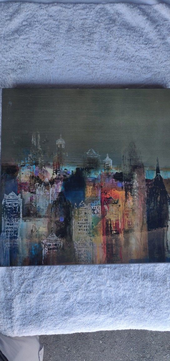 Cityscape painting