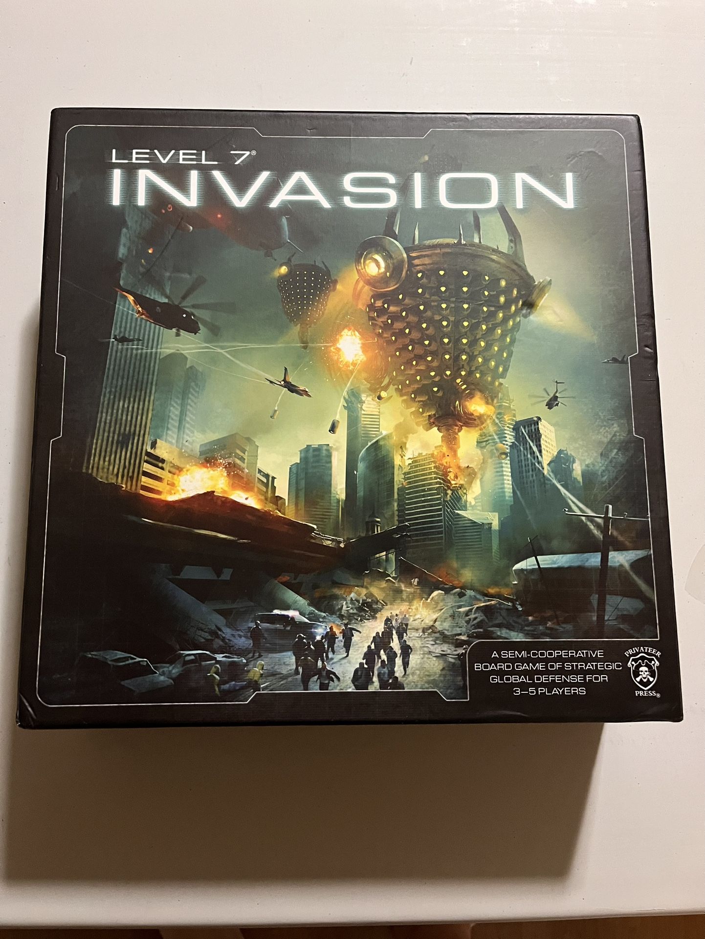 LEVEL 7 INVASION Strategic Global Defense BOARD GAME Privateer Press