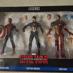 MARVEL LEGENDS CIVIL WAR 3 PACK