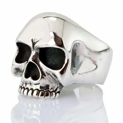 Keith Richards Skull Ring — Solid .925 Sterling Silver