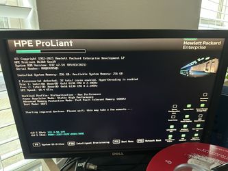 HPE ProLiant DL360 Gen10 with 256G Memory  (read the option)