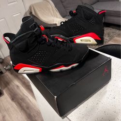 Jordan infareds 6’s size 10