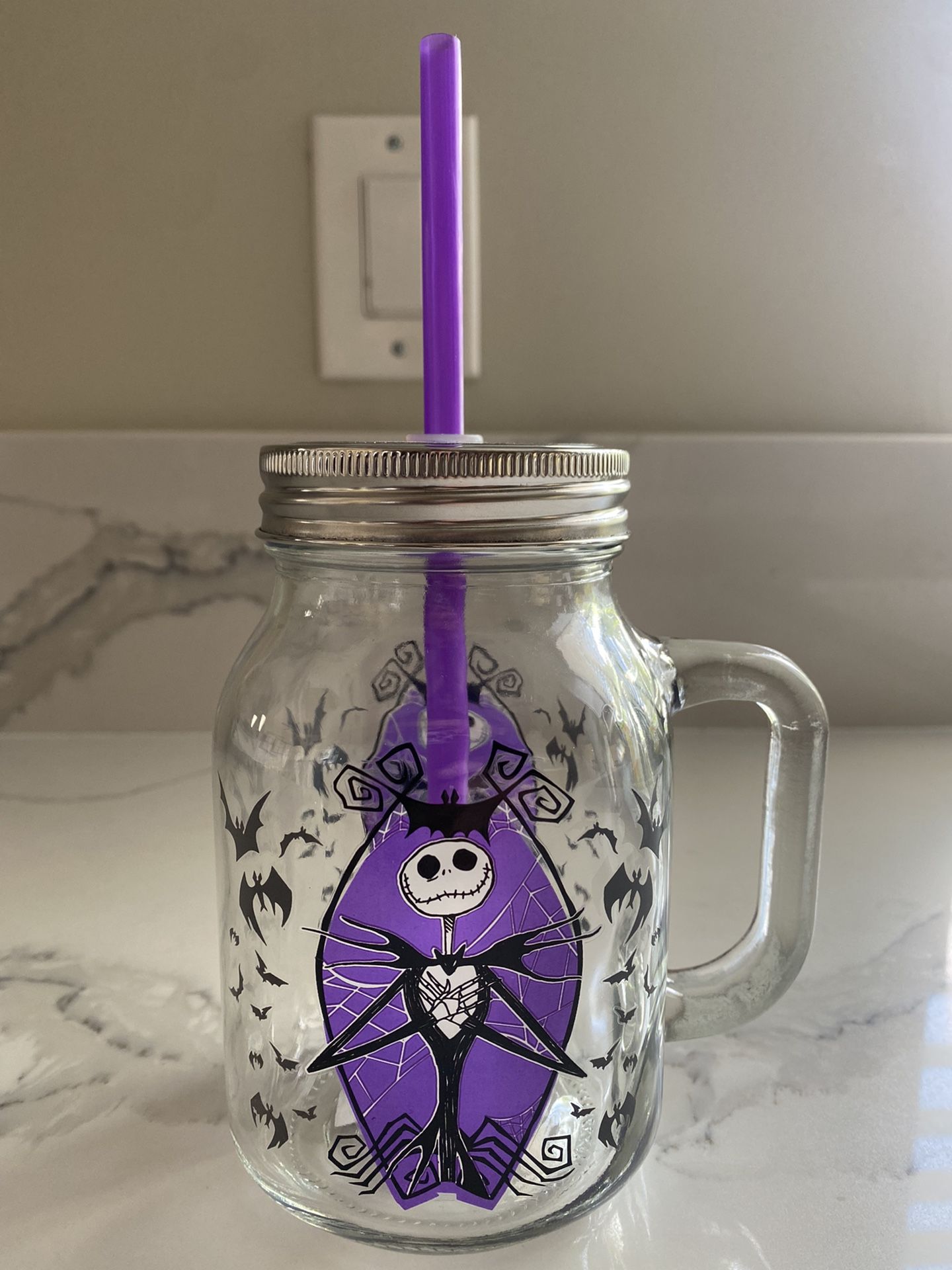 Disney Nightmare Before Christmas Glass