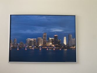 Huge Downtown Miami Picture From Ikea