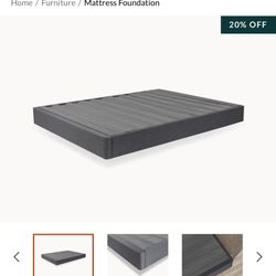FREE Leesa  Queen Mattress Foundation (unassembled)