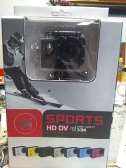 Sports hd camera with extra accesories new