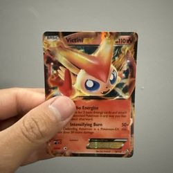 Pokemon ( Victini EX) Card