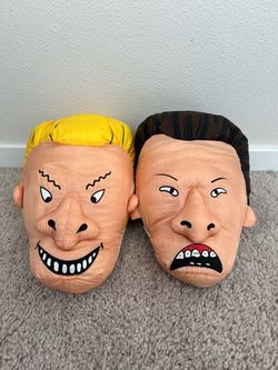Beavis and Butt-Head Plush Head slippers Set