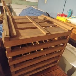 Vintage Egg Carrier, 13" X 13" X 13". 