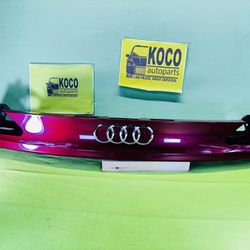 2012 - 2017 AUDI A7 S7 RS7 C7 TAILGATE LIFTGATE SPOILER MOUNT BASE REAR OEM 4G(contact info removed) RED