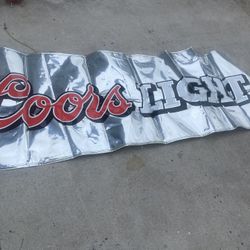 Coors Light Banner (3 Ft X 7 Ft)