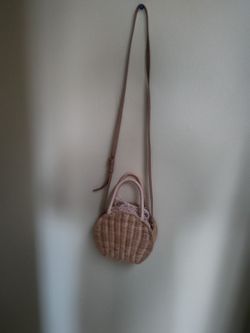 Rattan Purse 