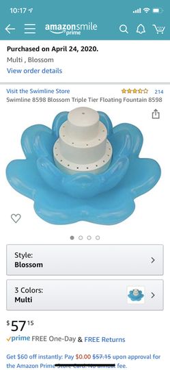 Floating Pool Fountain