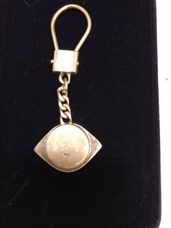 Egyption silver key chain