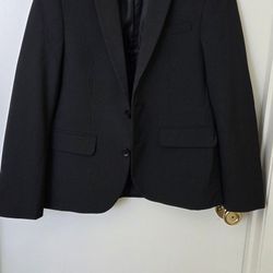 Reaction Kenneth Cole Boys Dress Coat Pinstripe Size 14