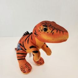 Jurassic World Official Black and Orange T. Rex Plush by toy factory
