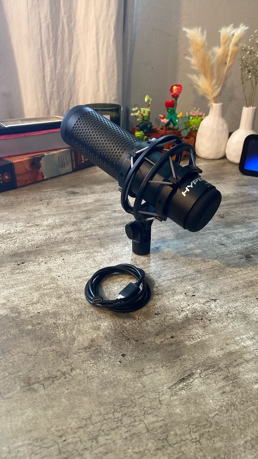 HyperX QuadCast S RGB USB Condenser Microphone - Black