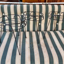3 Metal Plant Stands
