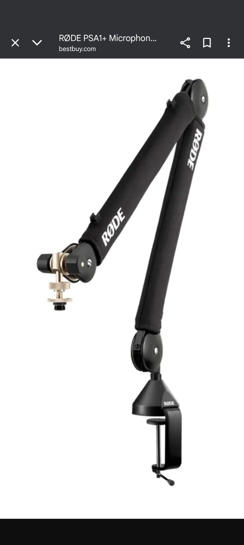 RODE PSA1+ Microphone Boom Arm / Stand