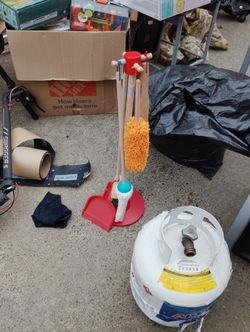 Mini Cleaning Tools For Child Does Pan And Broom Mop Duster And Sweeper All In One Together