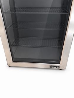 TITLE: Newair Glass-Door Beverage Refrigerator