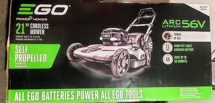 EGO  POWER+ 56-volt 21-in Cordless Electric Lawn Mower 7.5 Ah (Battery & Charger Included)

