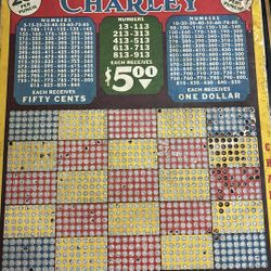 Golden Boy Charley Punchboard