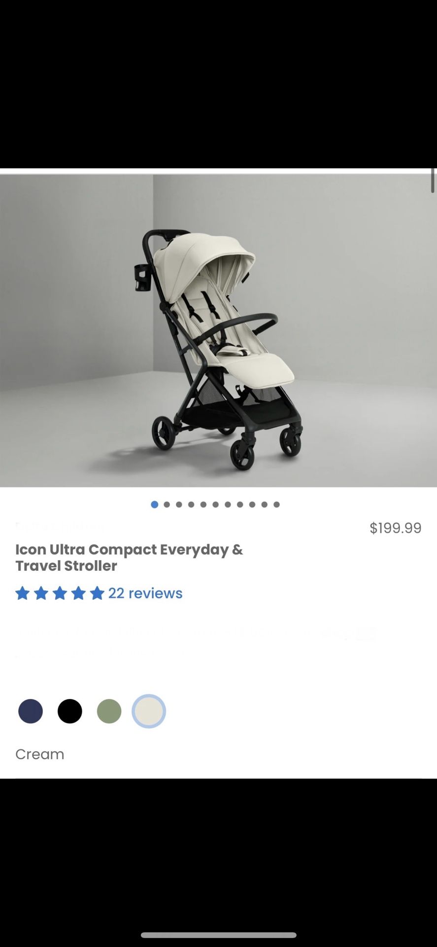 Stroller/ Icon Compact Travel Stroller/ Travel/ Airplane/ Kids/ New