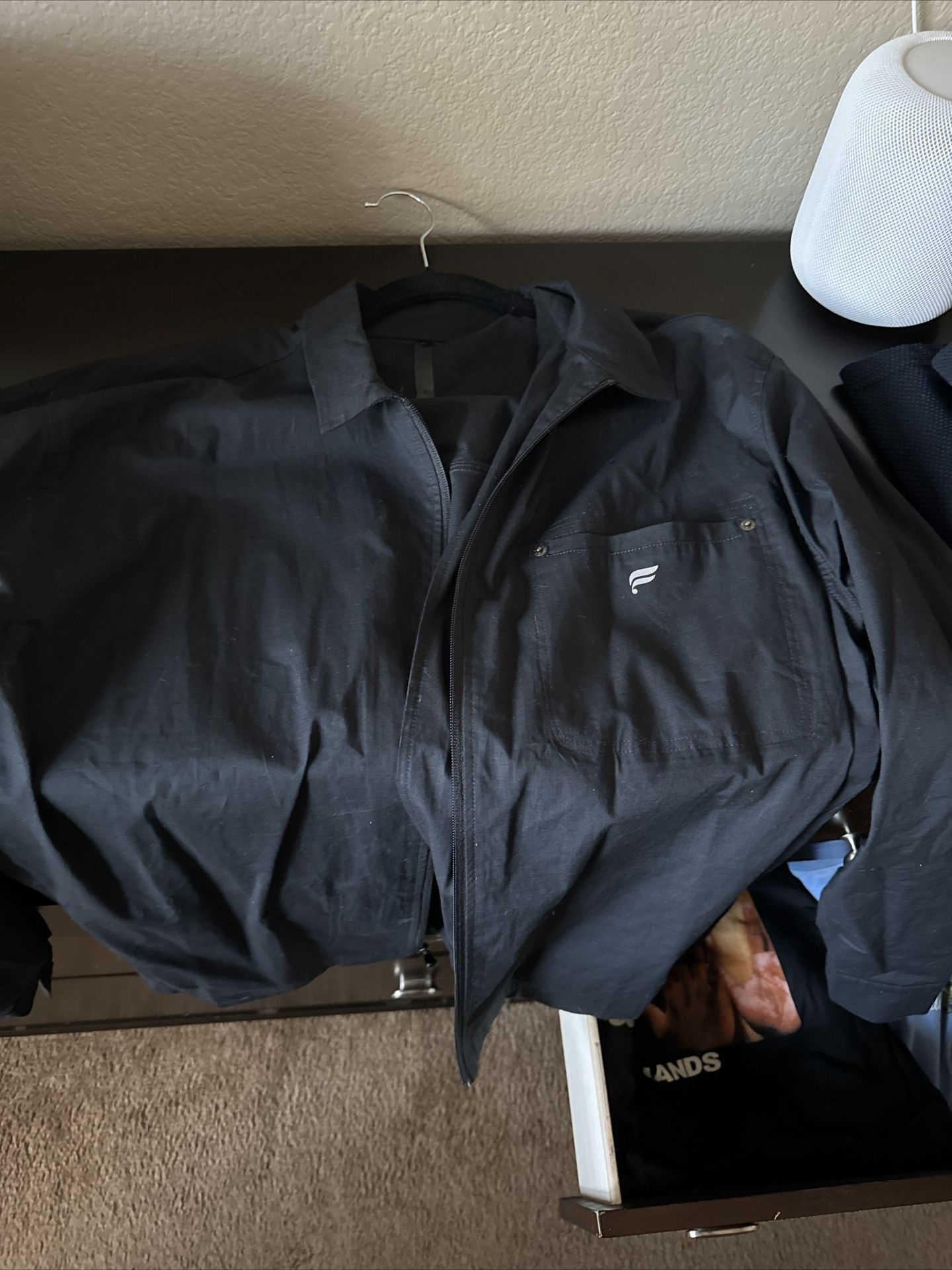 Fabletics Windbreaker Rain Jacket Zip Up