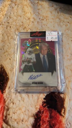 BYRUM BROWN AUTOGRAPHED CARD