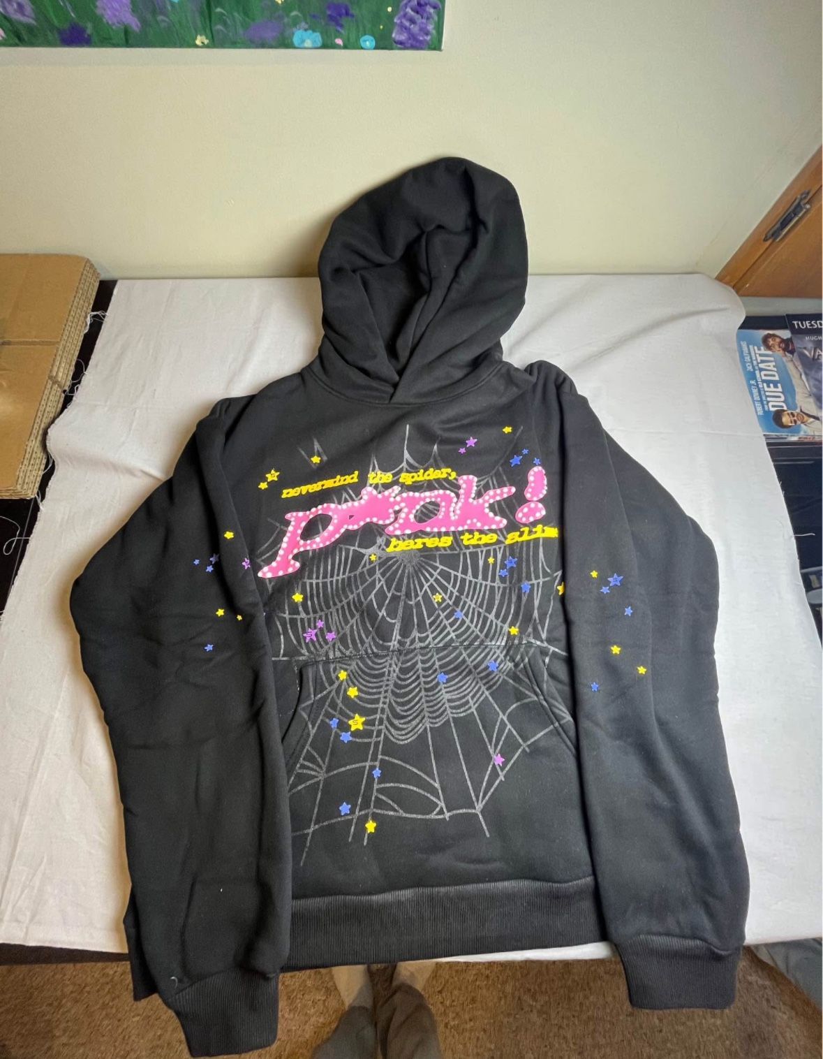 Black Pink Spider Hoodie