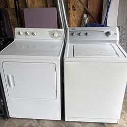 Washer and gas dryer