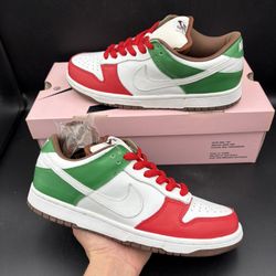 Size 8 - Nike SB Dunk Low Pro Cinco De Mayo White Red Green Brown 2005