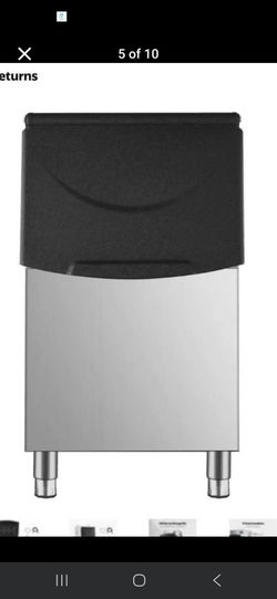 Ice machine bin