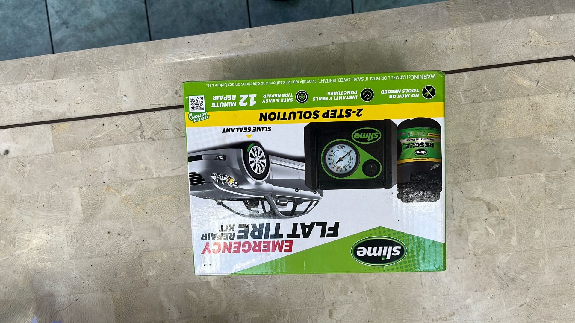 Slime Emergency Flat Tire Repair Kit