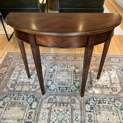 36” Demilune Console - Cherry