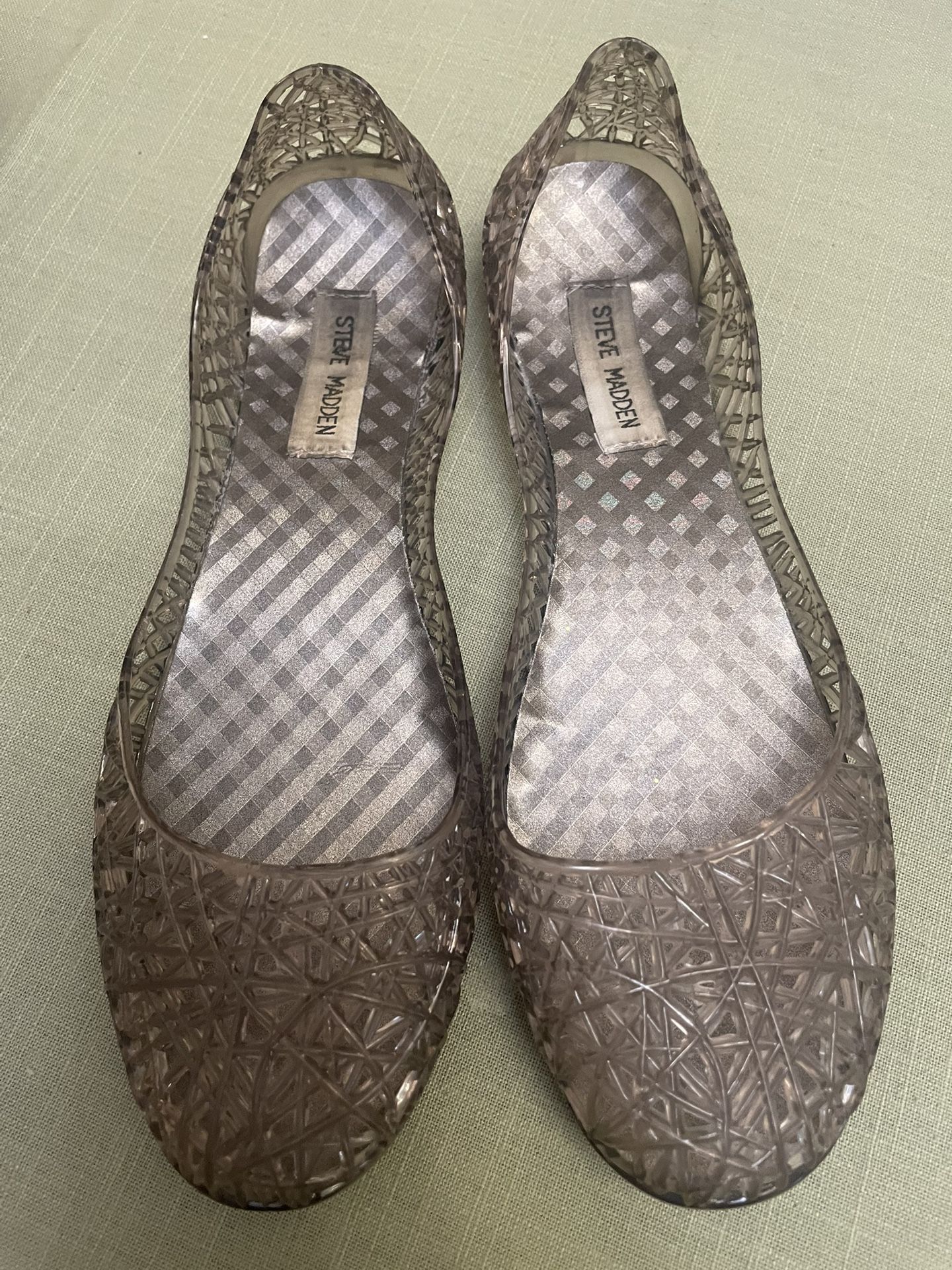 Steve Madden Jelly Flats 9 New