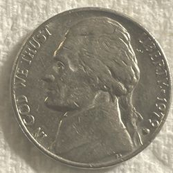 1979 D Jefferson Nickel, DDO,Filled D Mint Mark, Ungraded, Uncertified, And Circulated