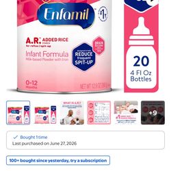 Enfamil Ar 14 Cans