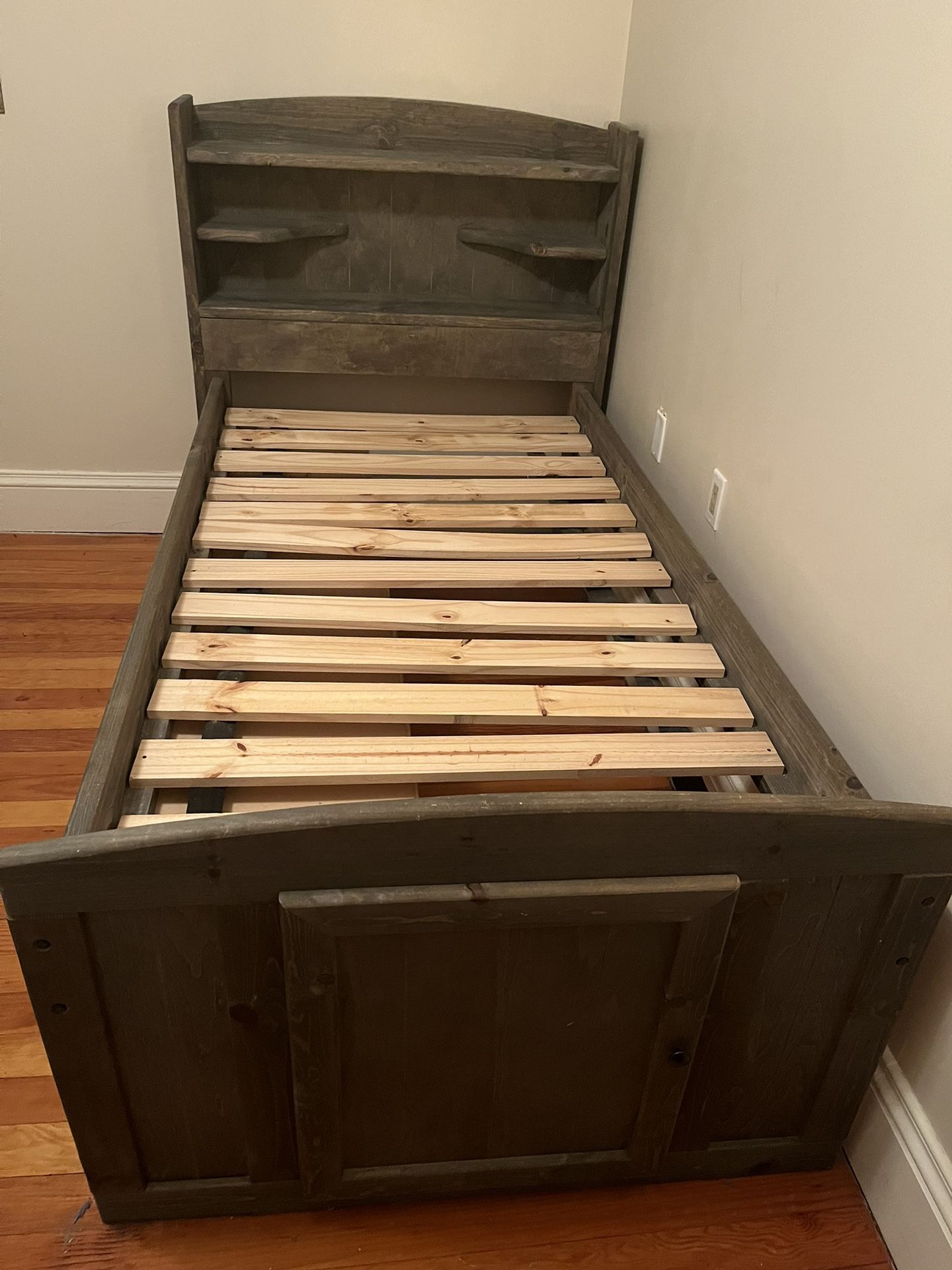 Twin size Captains Bed