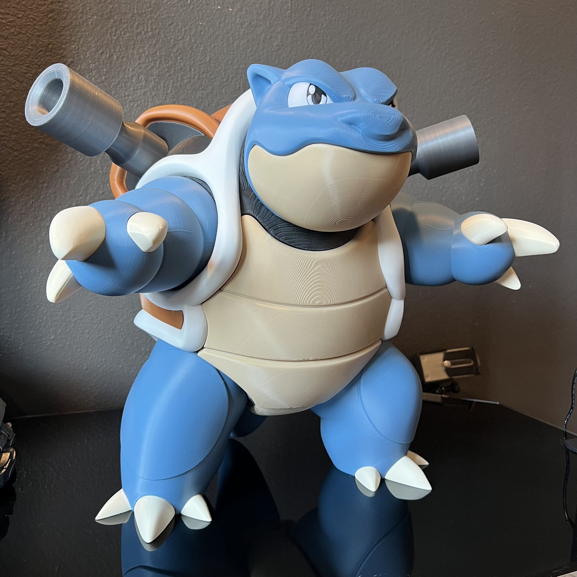 Blastoise Pokémon 3D print - 16x16 inches 