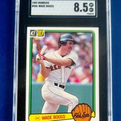 1983 Donruss Wade Boggs Rookie Baseball Card Graded SGC 8.5