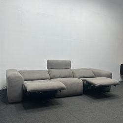 Living Spaces 3 Piece Electric Recliner Couch - We Can Deliver And Setup