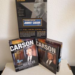3 DVDs The Best Of Johnny Carson Collection
