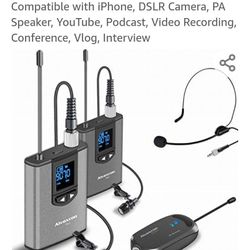 Wireless Headset Microphone System 