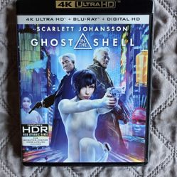 Ghost In The Shell 4K Blu-Ray + Blu-Ray 