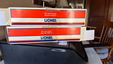 TWO VINTAGE EMPTY LIONEL BOXES