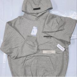 Grey Essentials Hoddie